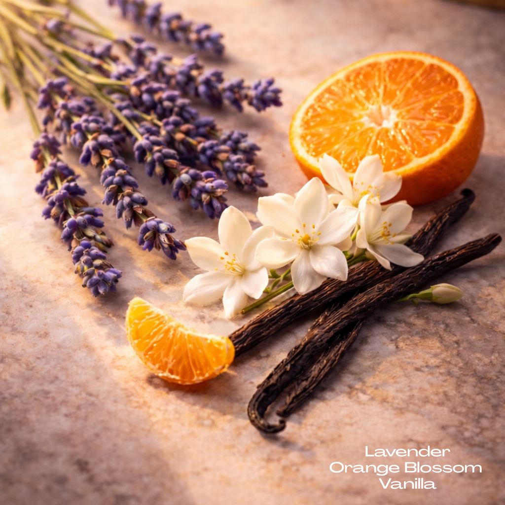 Image showing lavender, orange, vanilla